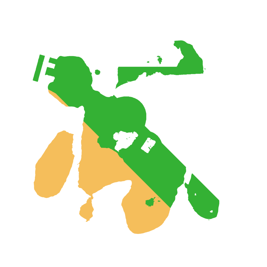 Biome Rust Map: Procedural Map, Size: 2000, Seed: 1658137762