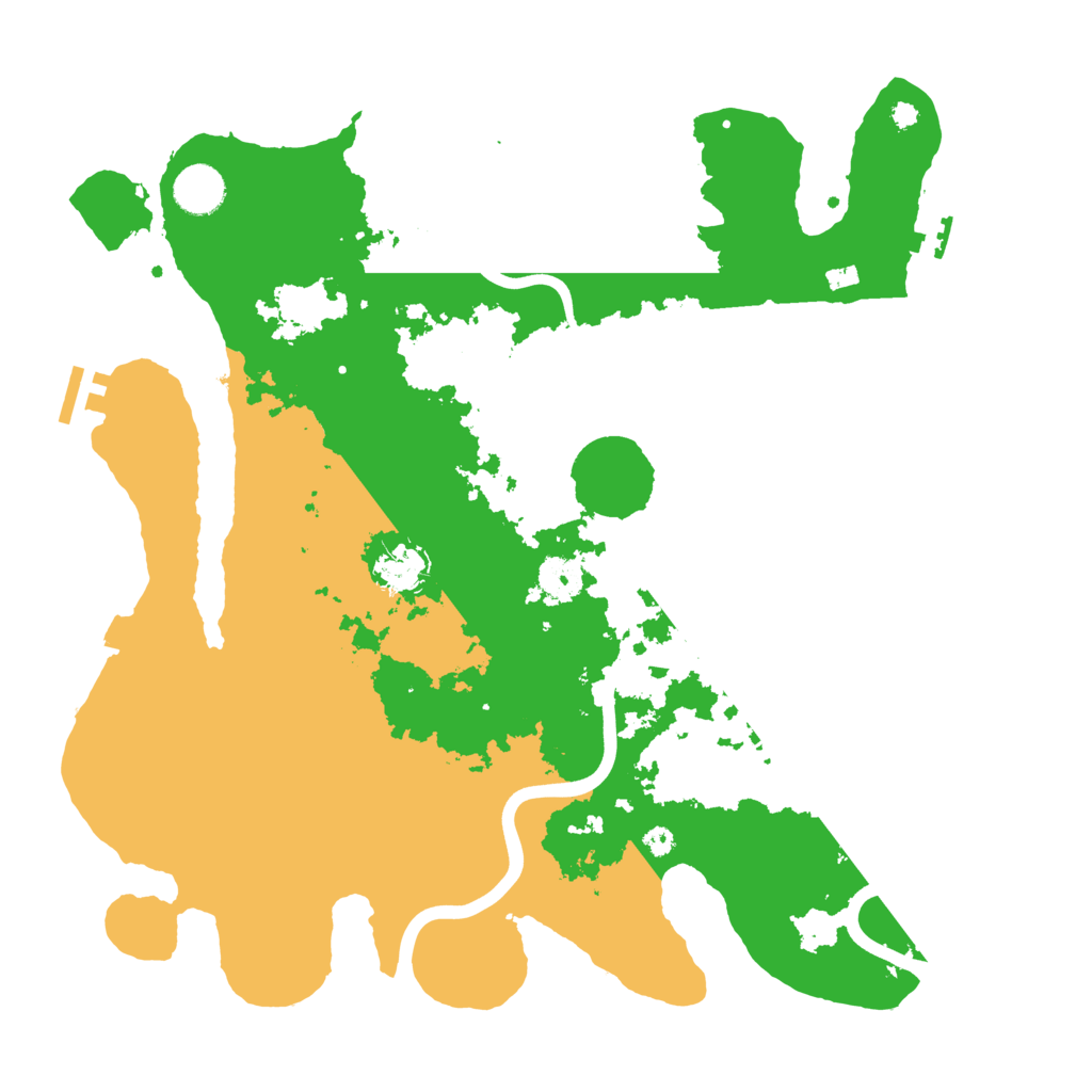 Biome Rust Map: Procedural Map, Size: 3800, Seed: 1134491634