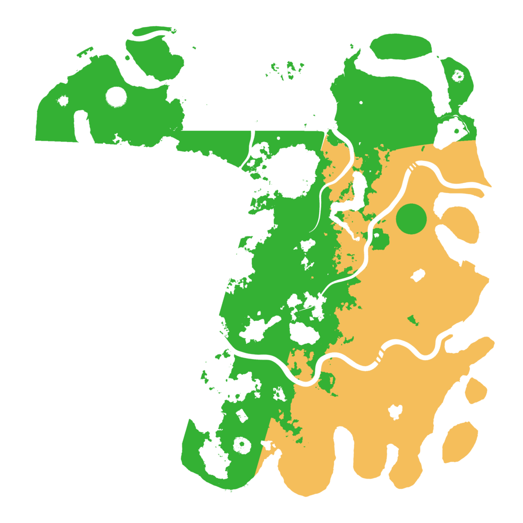 Biome Rust Map: Procedural Map, Size: 4500, Seed: 2147009721