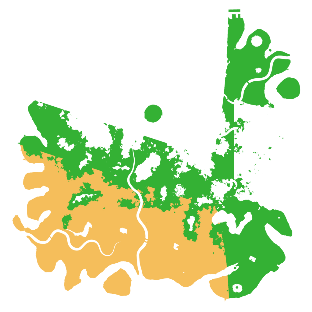 Biome Rust Map: Procedural Map, Size: 5000, Seed: 125514348