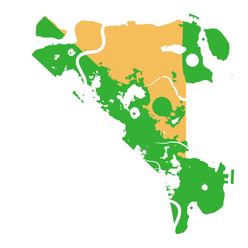 Biome Rust Map: Procedural Map, Size: 3500, Seed: 579273356