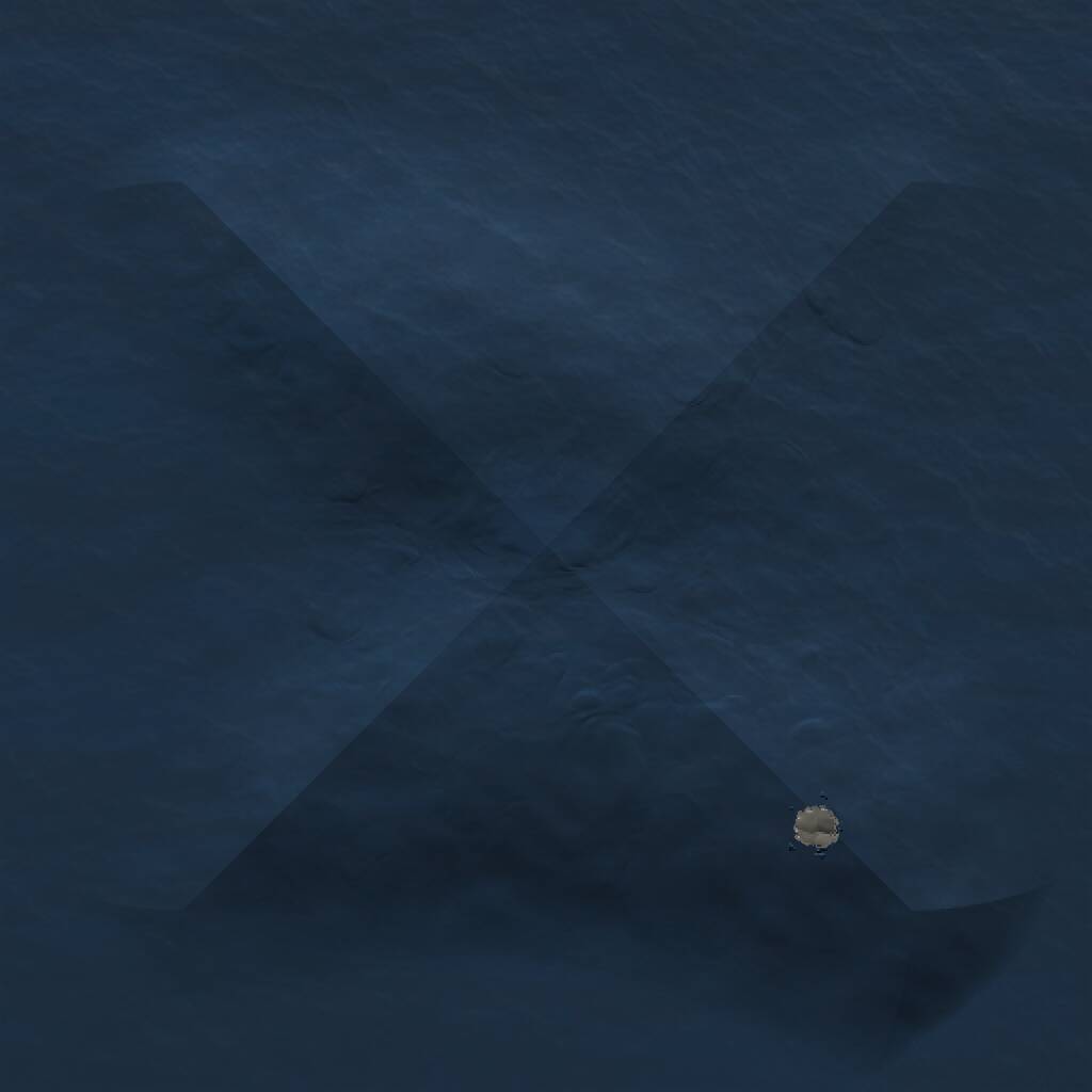 Rust Map: Procedural Map, Size: 1000, Seed: 49494, 1 Monuments