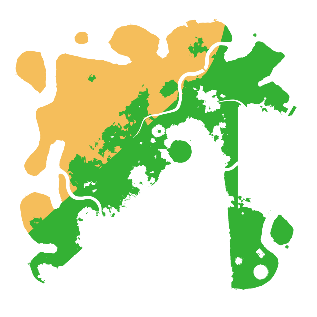 Biome Rust Map: Procedural Map, Size: 3800, Seed: 675851975