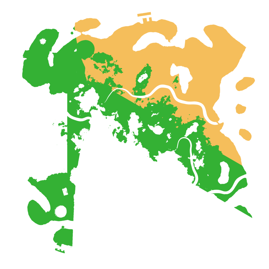 Biome Rust Map: Procedural Map, Size: 4000, Seed: 1307541629