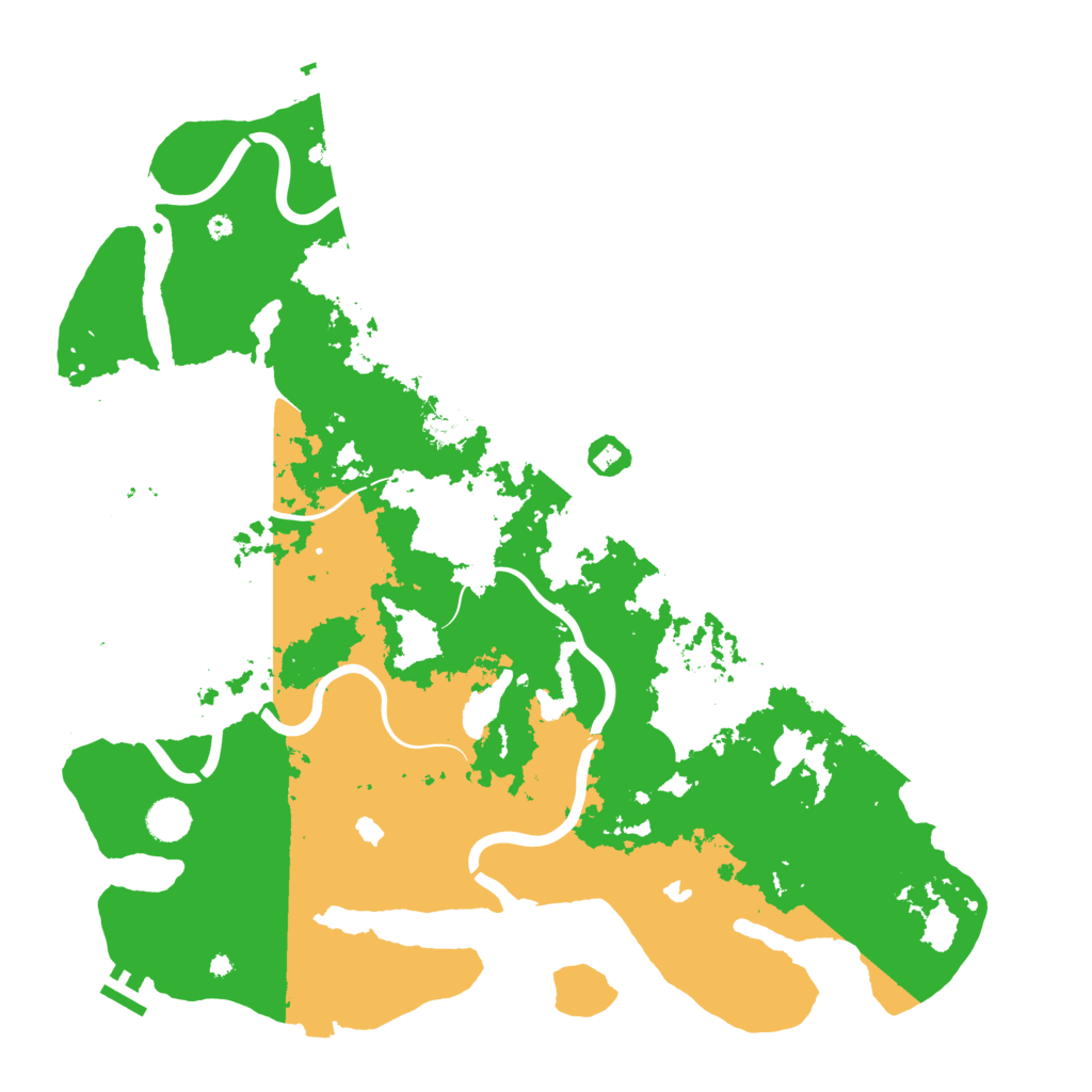 Biome Rust Map: Procedural Map, Size: 4500, Seed: 201879252