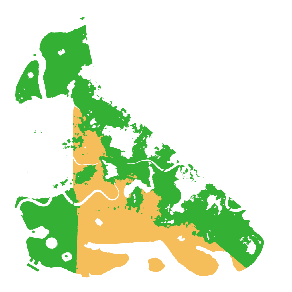 Biome Rust Map: Procedural Map, Size: 4500, Seed: 201879252