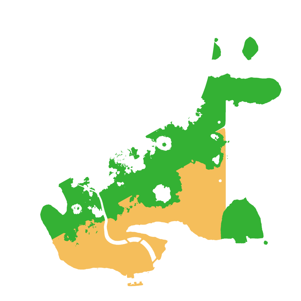 Biome Rust Map: Procedural Map, Size: 3000, Seed: 335590994