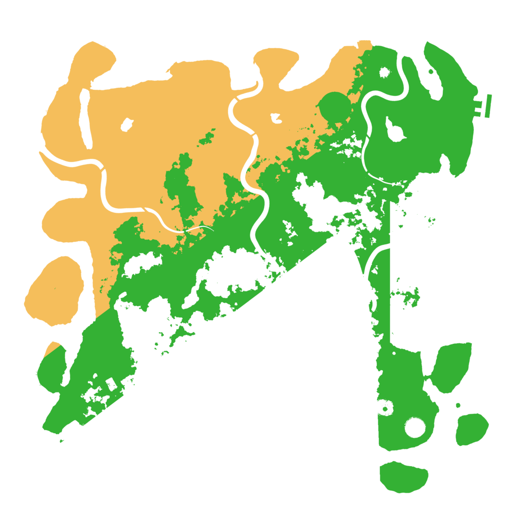 Biome Rust Map: Procedural Map, Size: 4500, Seed: 1459761350