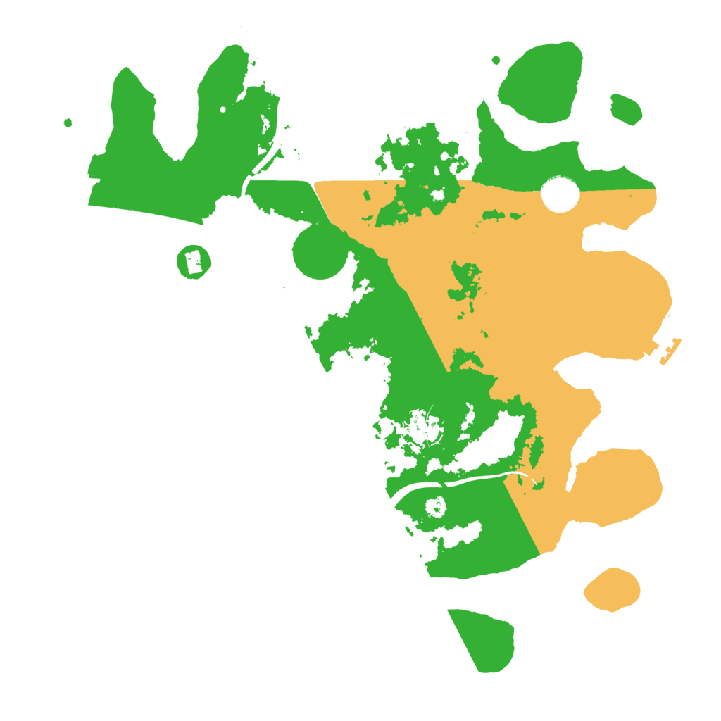 Biome Rust Map: Procedural Map, Size: 3500, Seed: 4324631