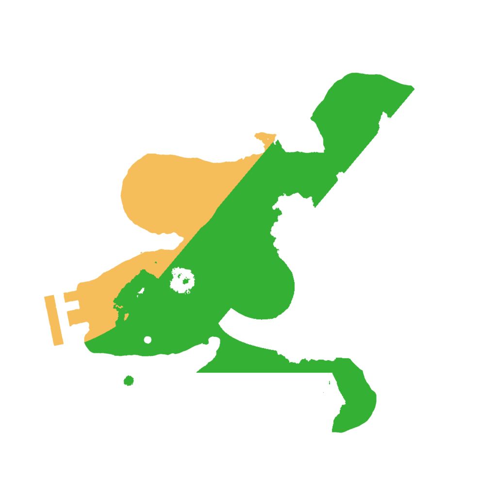 Biome Rust Map: Procedural Map, Size: 2000, Seed: 1205600080