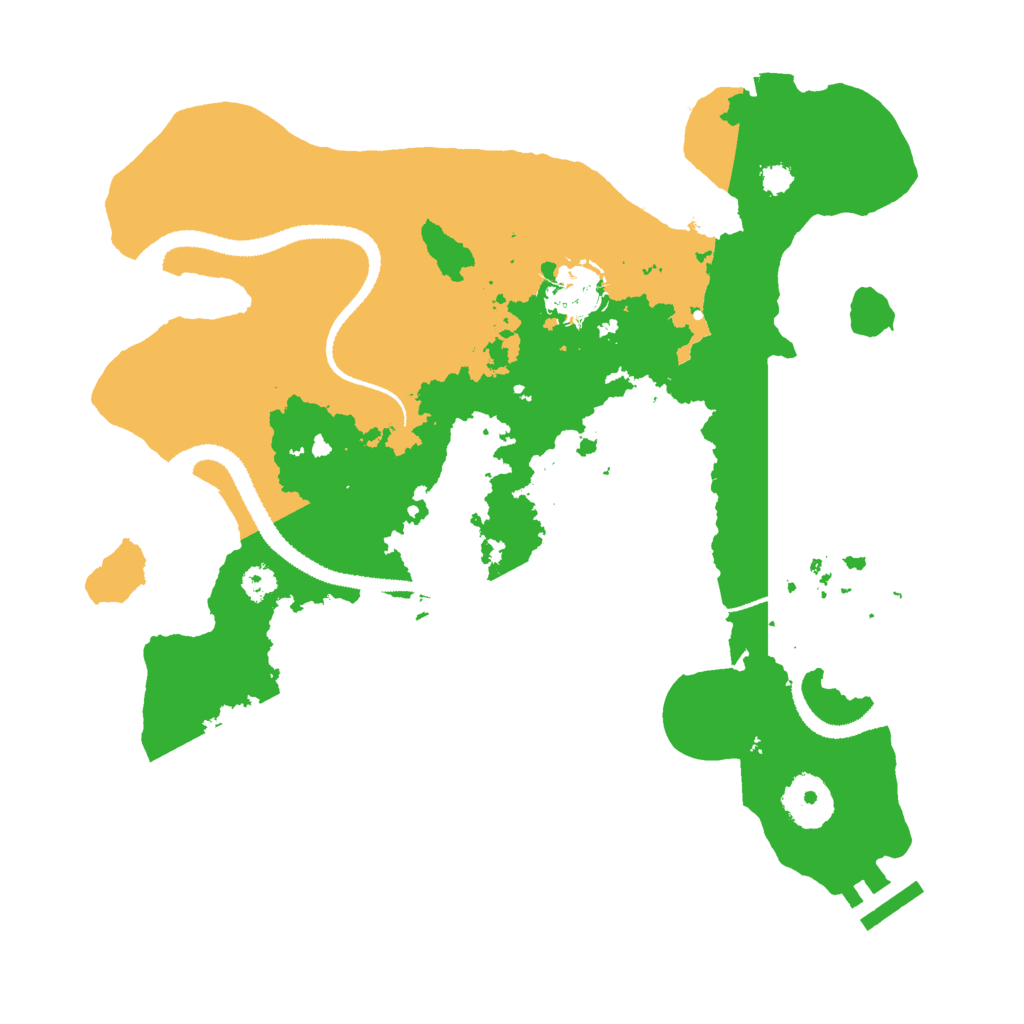 Biome Rust Map: Procedural Map, Size: 3000, Seed: 71574