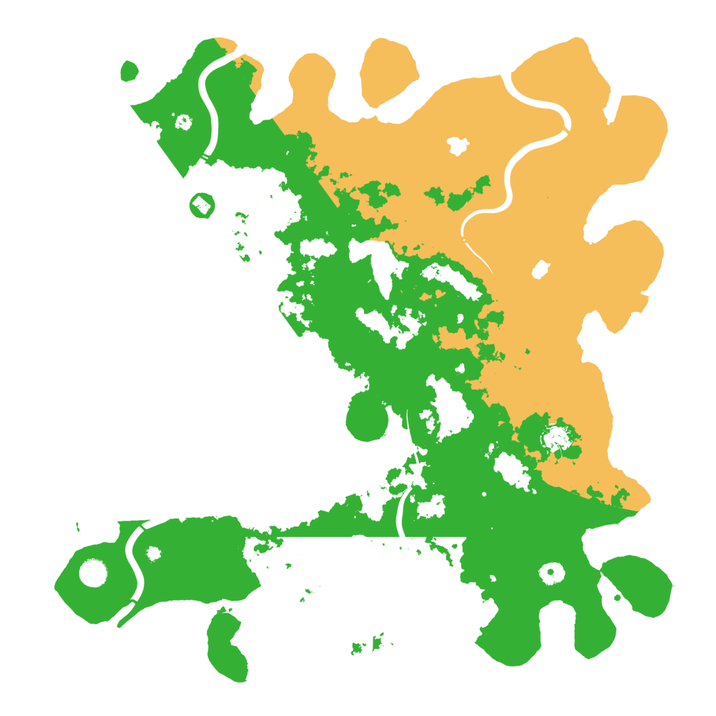 Biome Rust Map: Procedural Map, Size: 4500, Seed: 401165294