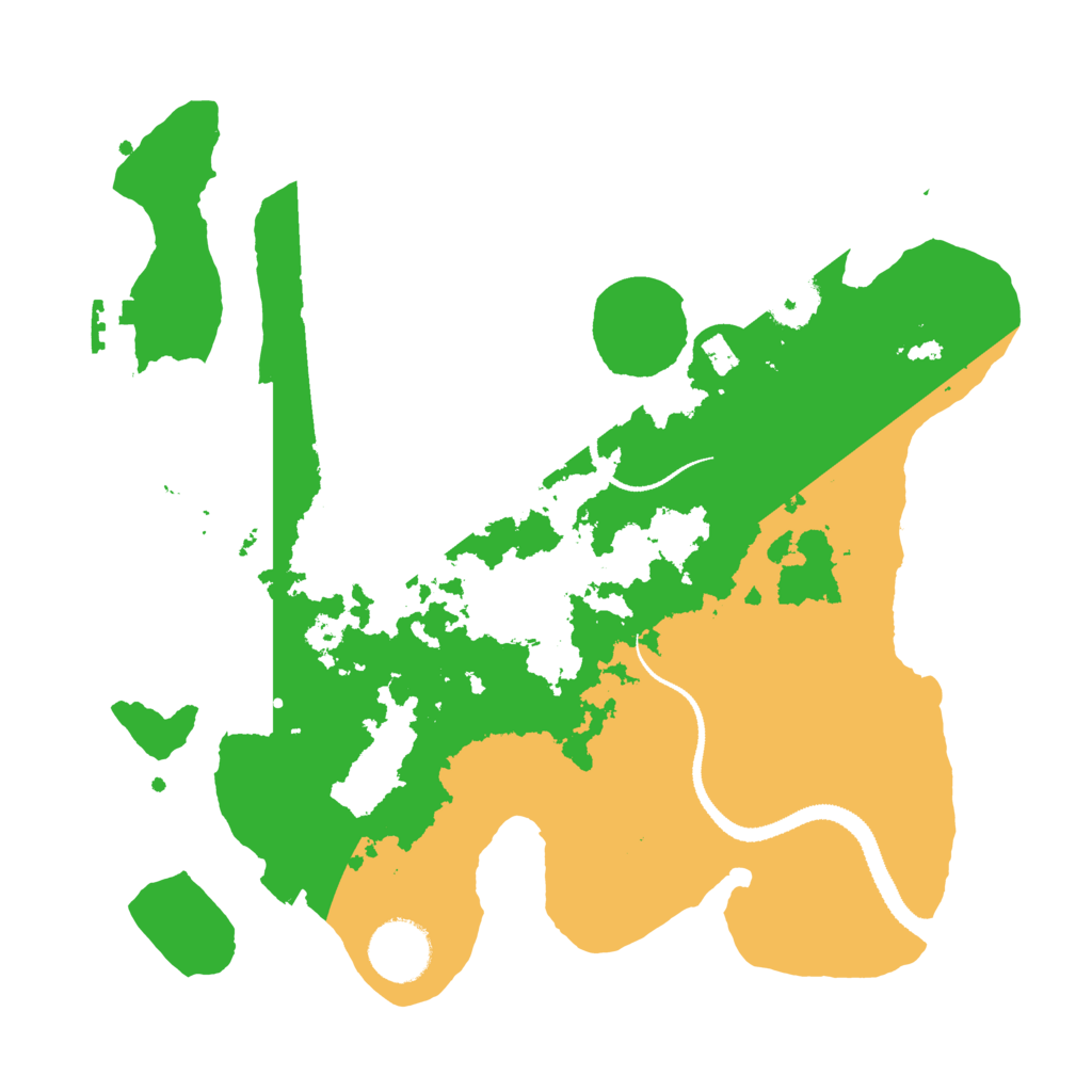 Biome Rust Map: Procedural Map, Size: 3100, Seed: 78745564