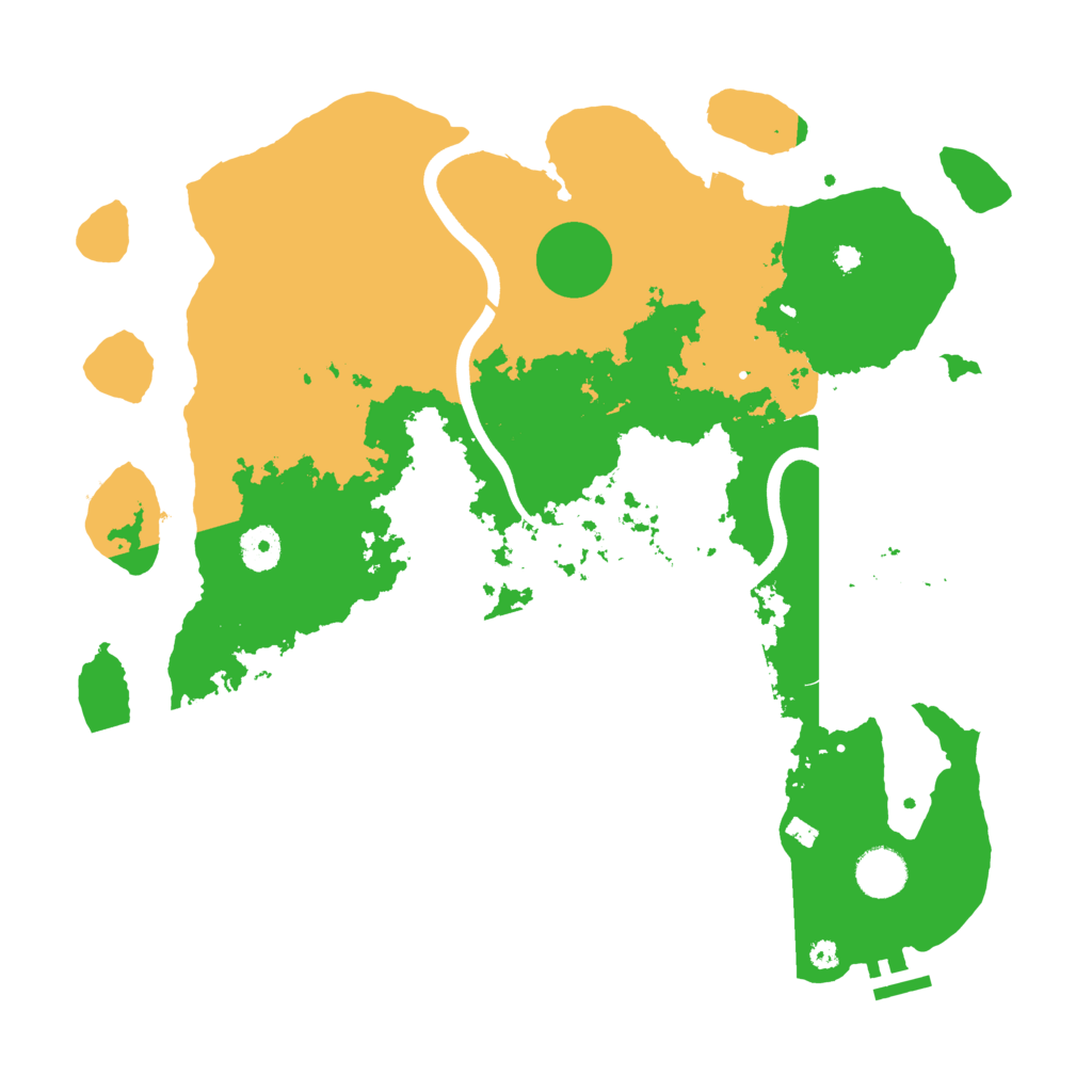 Biome Rust Map: Procedural Map, Size: 3800, Seed: 1541392426