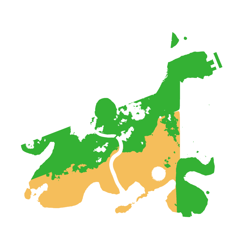 Biome Rust Map: Procedural Map, Size: 3000, Seed: 487654603