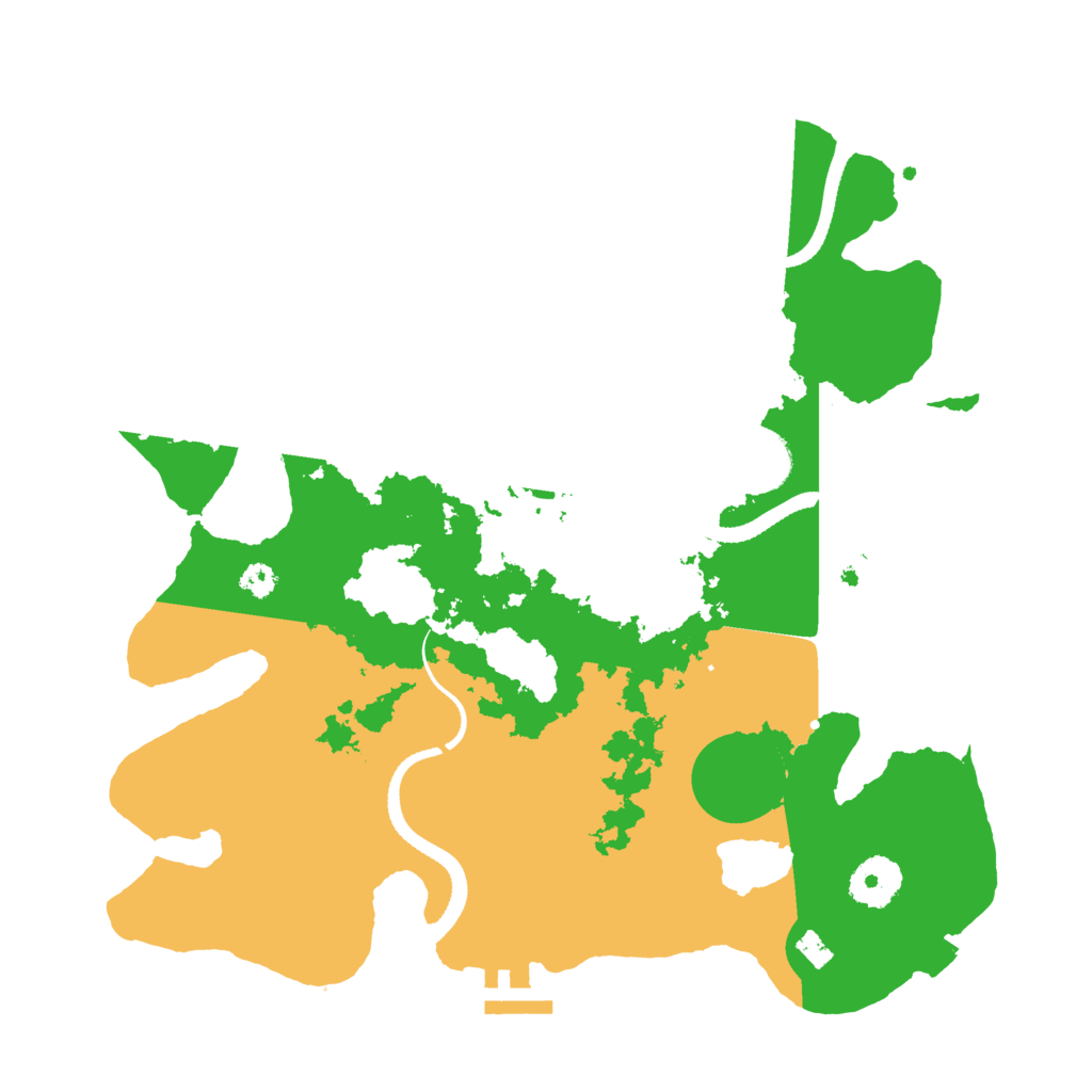 Biome Rust Map: Procedural Map, Size: 3250, Seed: 6769420