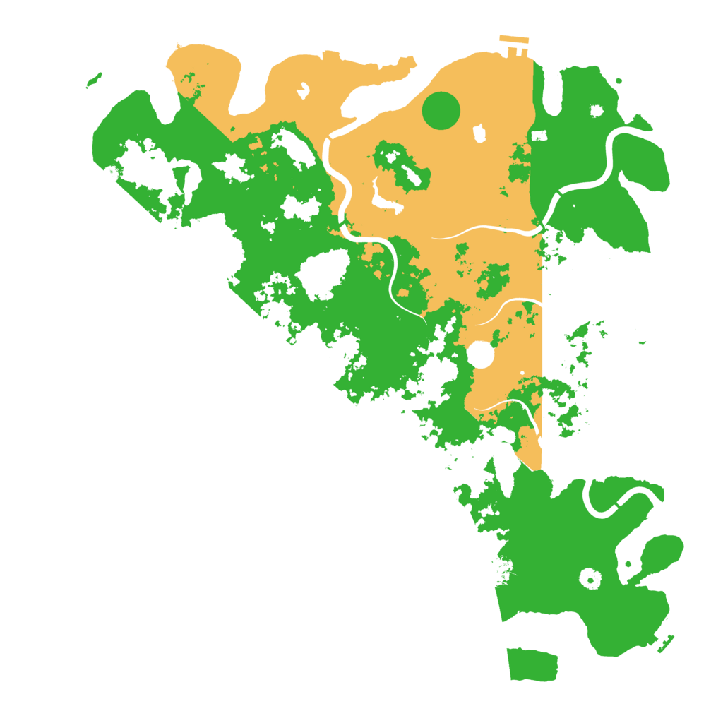 Biome Rust Map: Procedural Map, Size: 5000, Seed: 732985
