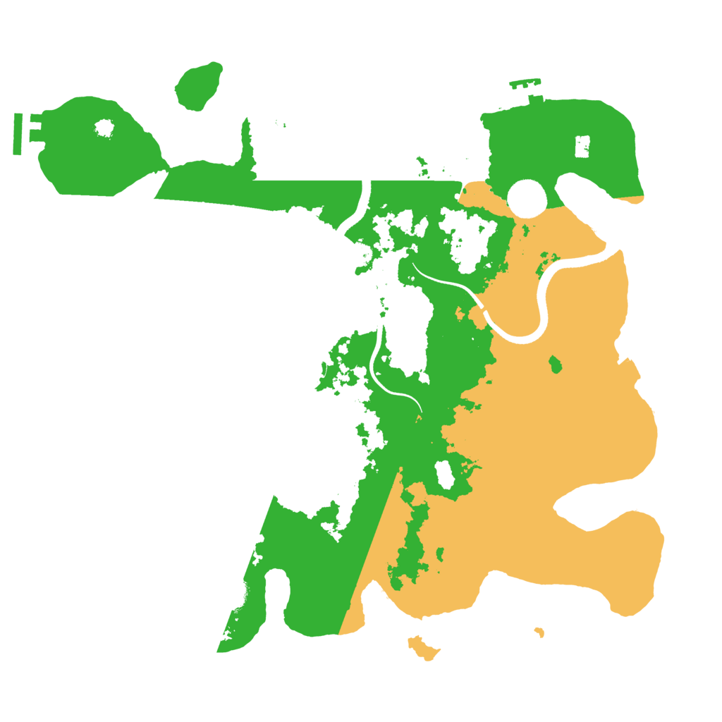 Biome Rust Map: Procedural Map, Size: 3500, Seed: 6901