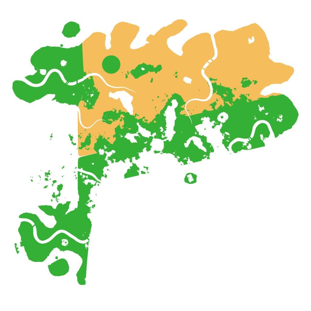 Biome Rust Map: Procedural Map, Size: 4500, Seed: 198137162