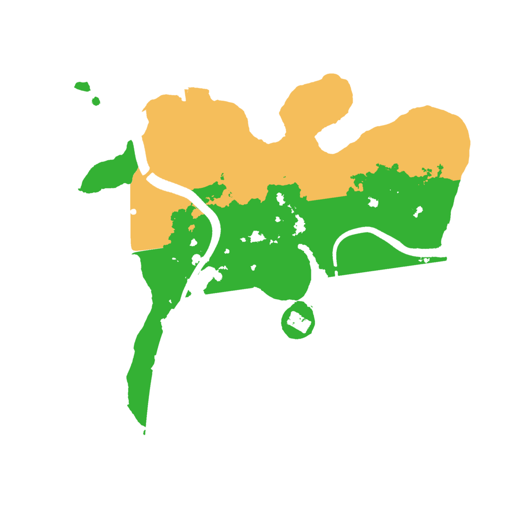 Biome Rust Map: Procedural Map, Size: 2500, Seed: 506