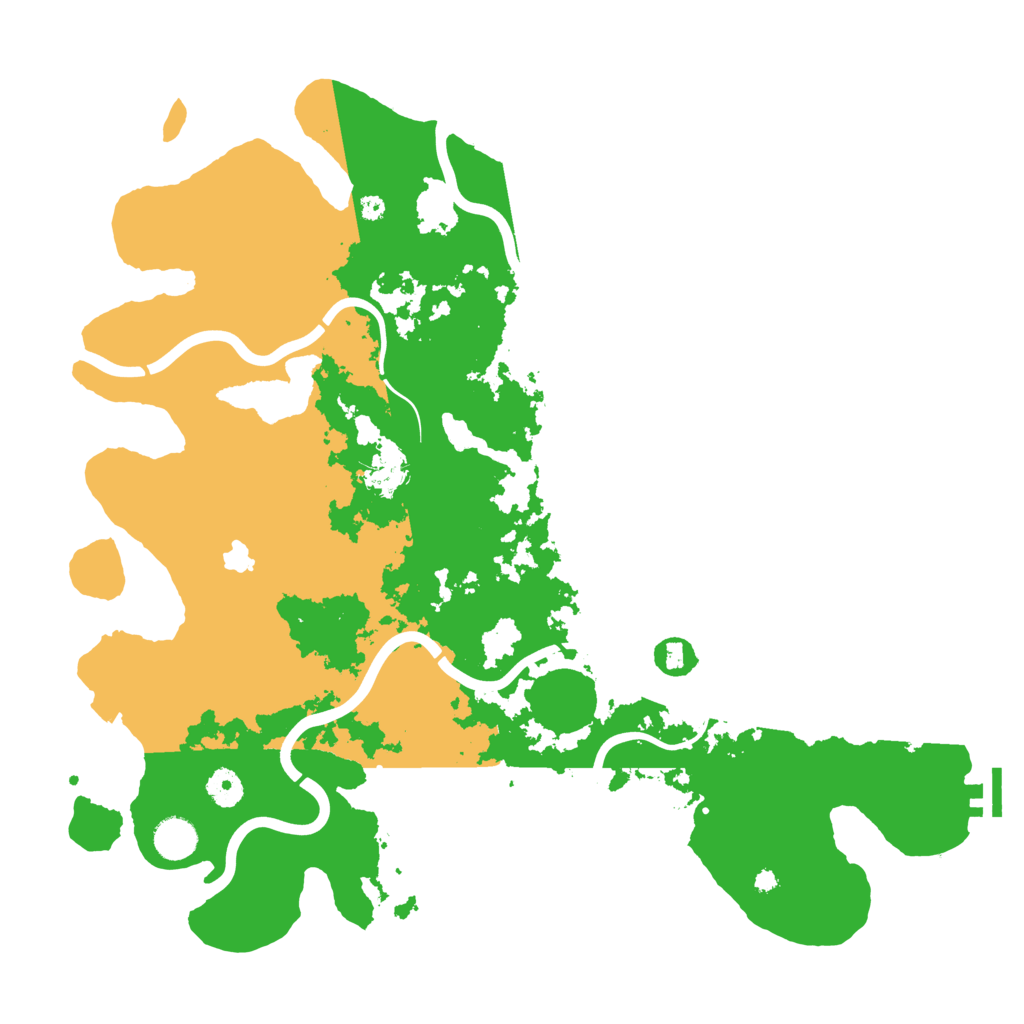 Biome Rust Map: Procedural Map, Size: 4200, Seed: 2026