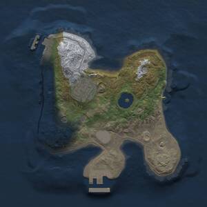 Thumbnail Rust Map: Procedural Map, Size: 2000, Seed: 18287, 6 Monuments