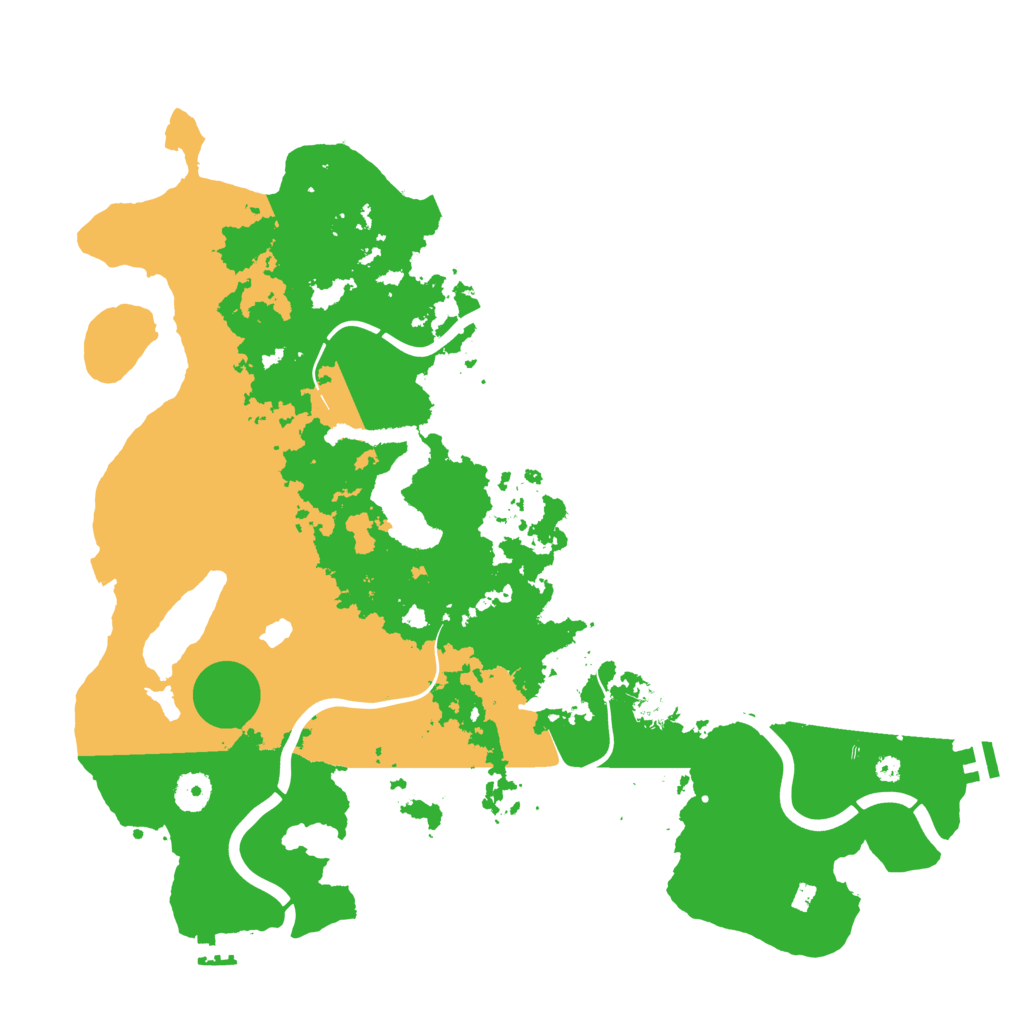 Biome Rust Map: Procedural Map, Size: 4000, Seed: 53290
