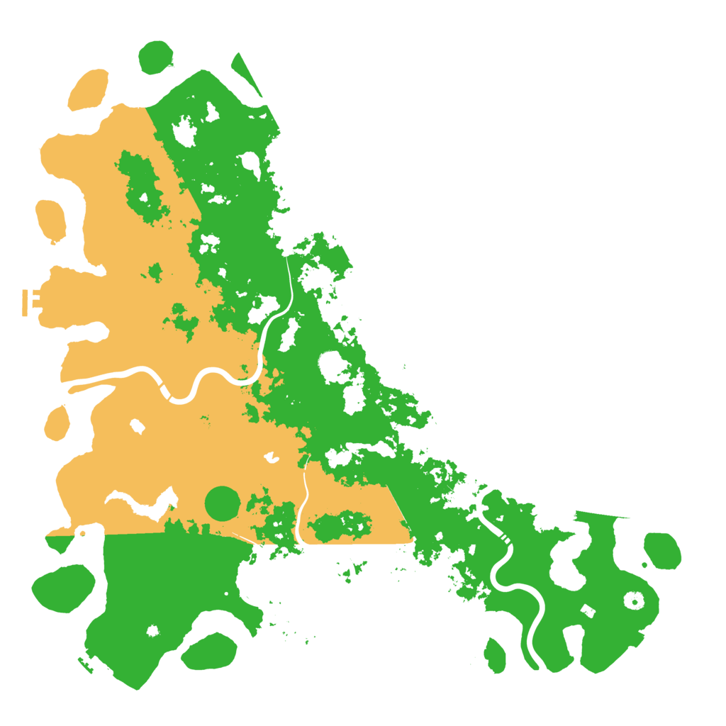 Biome Rust Map: Procedural Map, Size: 5500, Seed: 1323282484