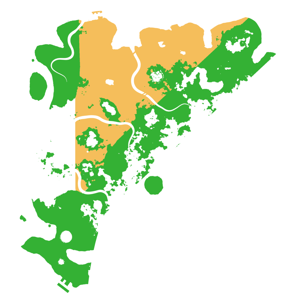 Biome Rust Map: Procedural Map, Size: 4500, Seed: 312478808
