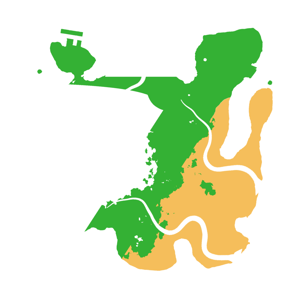 Biome Rust Map: Procedural Map, Size: 2800, Seed: 1599491344