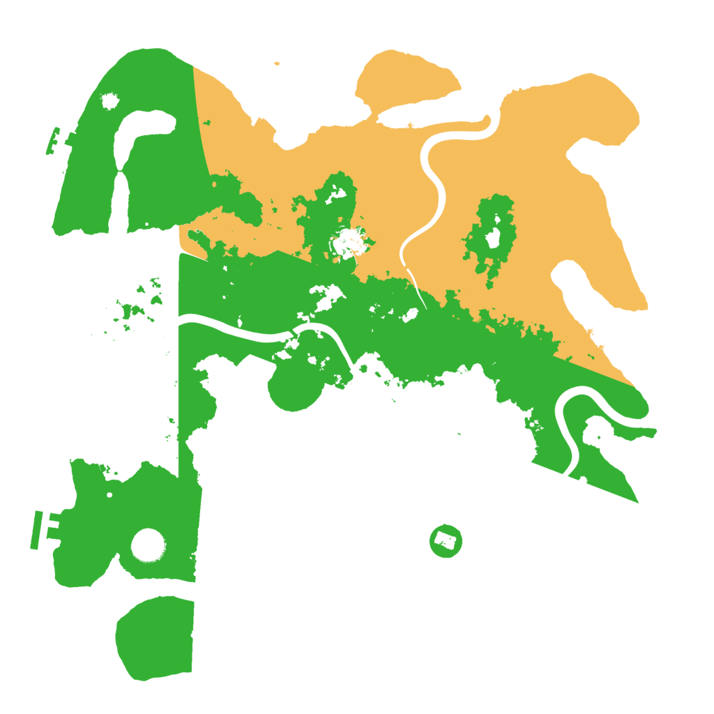 Biome Rust Map: Procedural Map, Size: 3750, Seed: 163608114