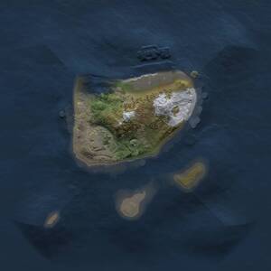 Thumbnail Rust Map: Procedural Map, Size: 1500, Seed: 34711, 3 Monuments