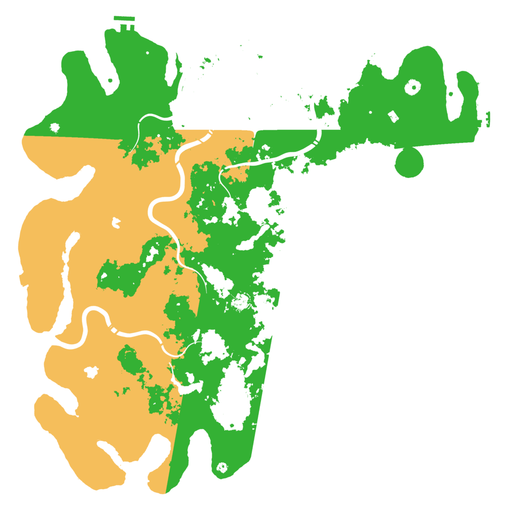 Biome Rust Map: Procedural Map, Size: 5000, Seed: 675747465