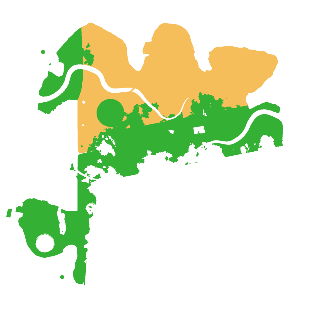 Biome Rust Map: Procedural Map, Size: 3000, Seed: 730380387