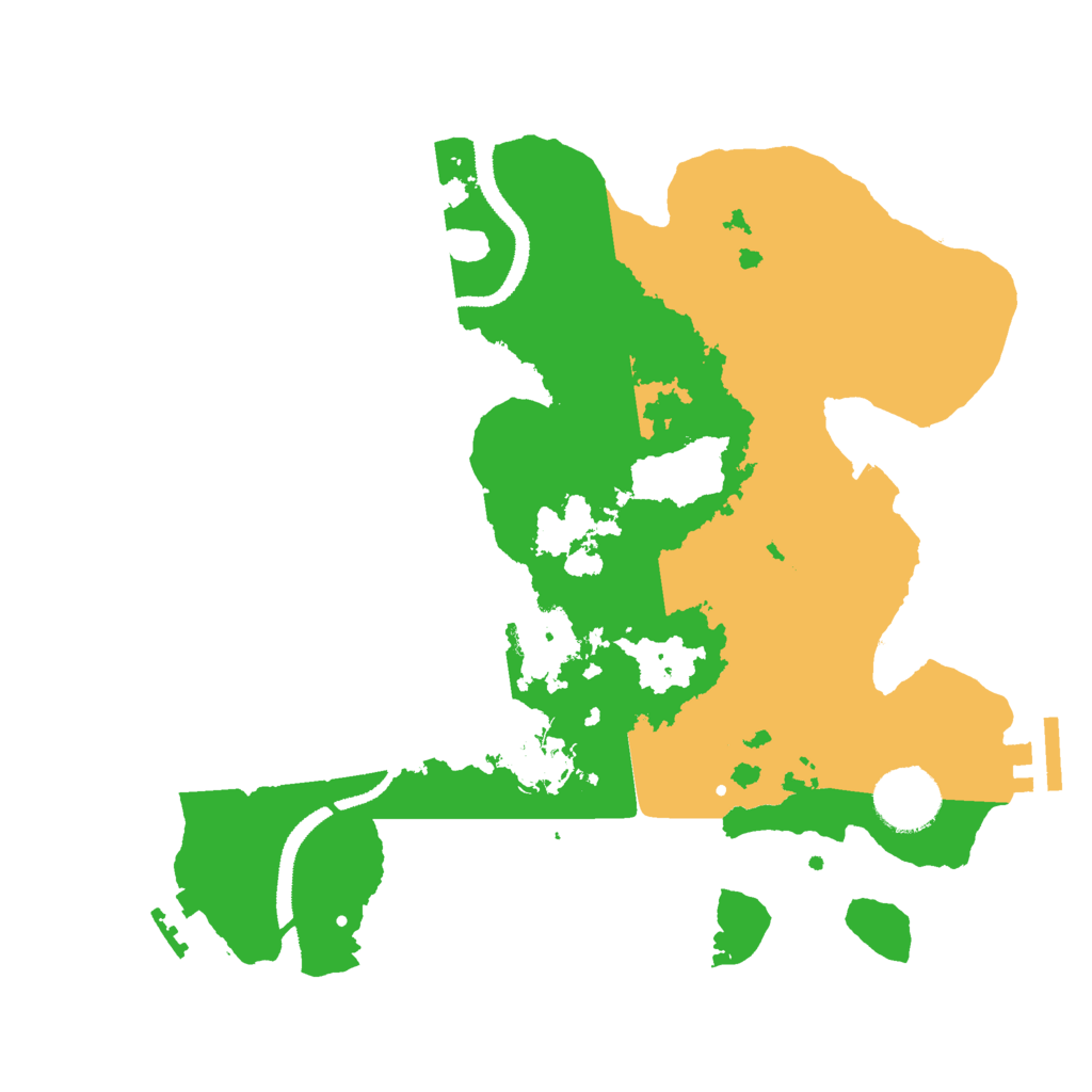 Biome Rust Map: Procedural Map, Size: 3000, Seed: 1791748941
