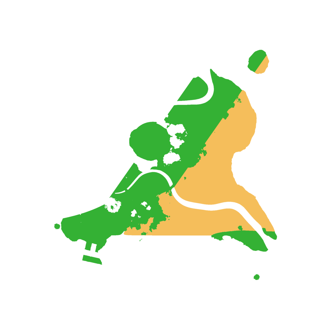 Biome Rust Map: Procedural Map, Size: 2200, Seed: 650121608