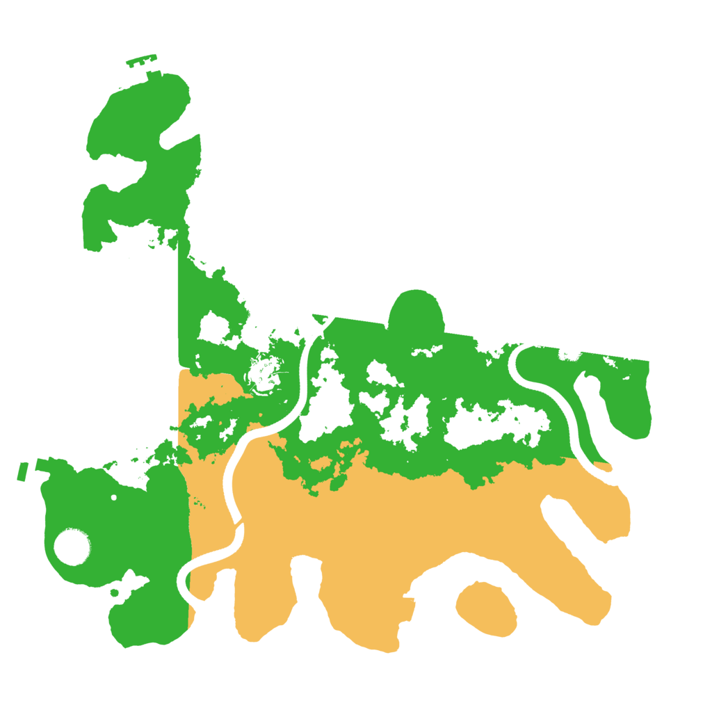 Biome Rust Map: Procedural Map, Size: 3500, Seed: 8237910