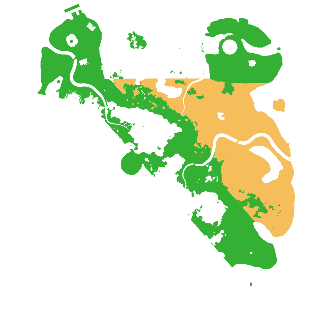 Biome Rust Map: Procedural Map, Size: 4000, Seed: 48765