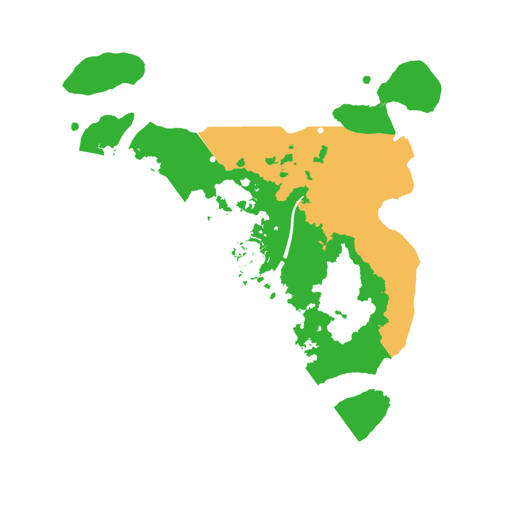 Biome Rust Map: Procedural Map, Size: 2500, Seed: 1274213210