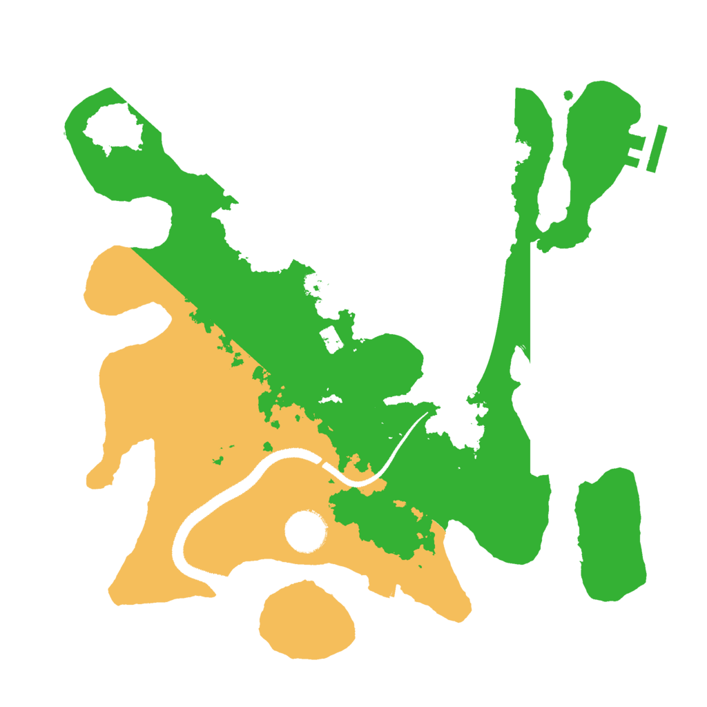 Biome Rust Map: Procedural Map, Size: 3000, Seed: 17863