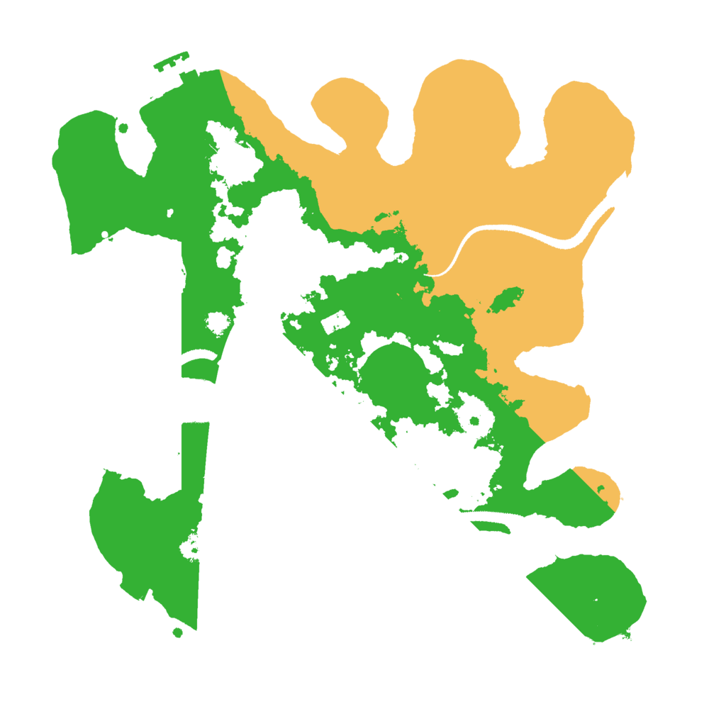 Biome Rust Map: Procedural Map, Size: 3000, Seed: 1159143852