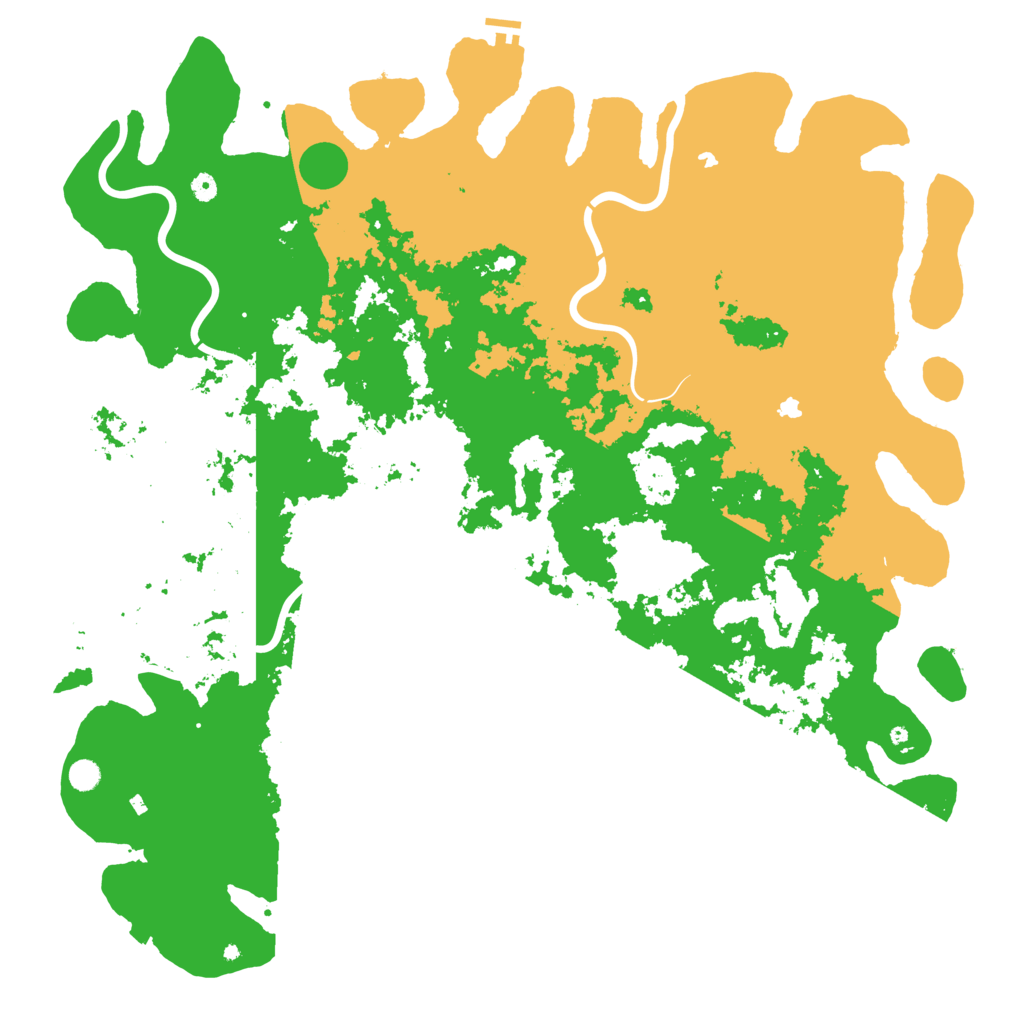 Biome Rust Map: Procedural Map, Size: 5800, Seed: 28143
