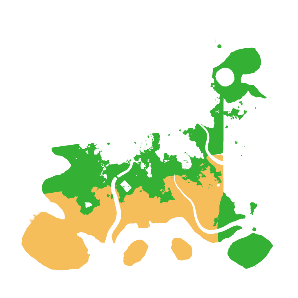 Biome Rust Map: Procedural Map, Size: 3000, Seed: 4362647