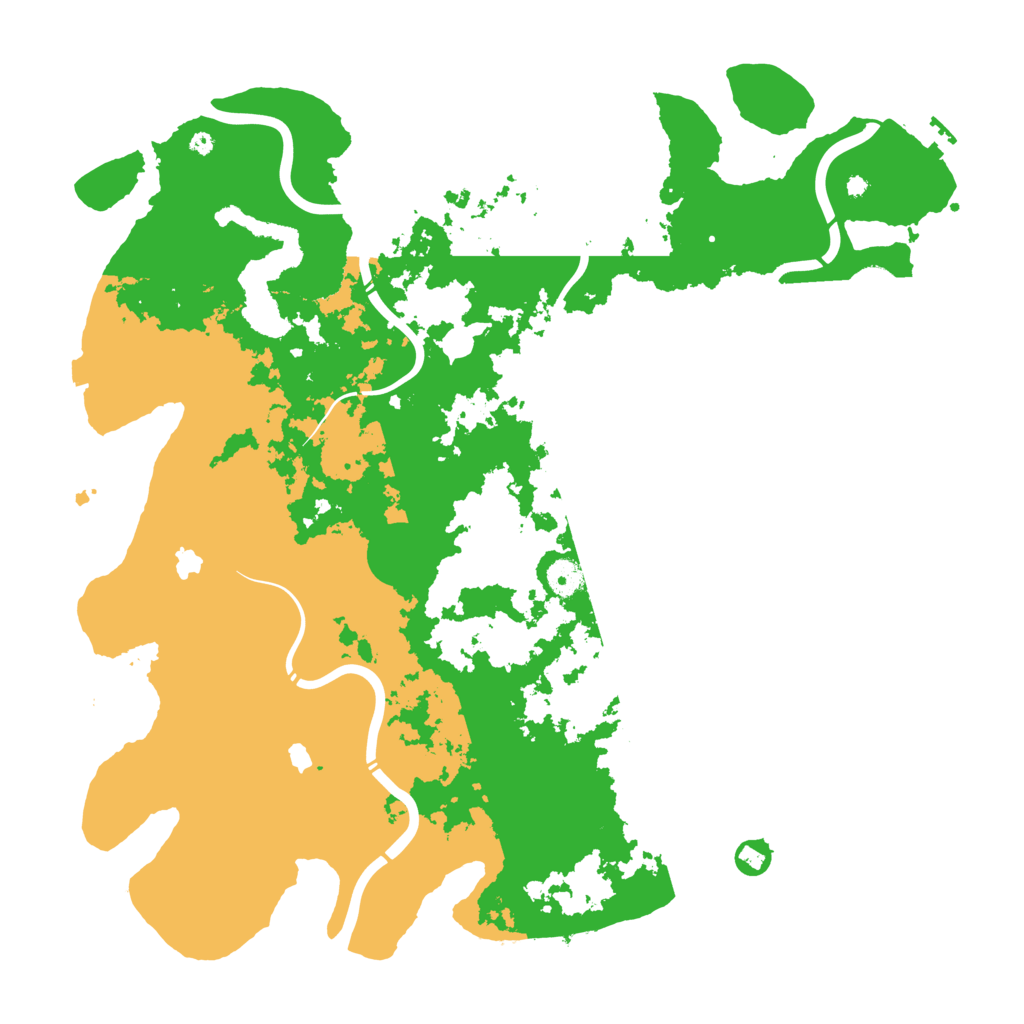 Biome Rust Map: Procedural Map, Size: 4500, Seed: 520224369