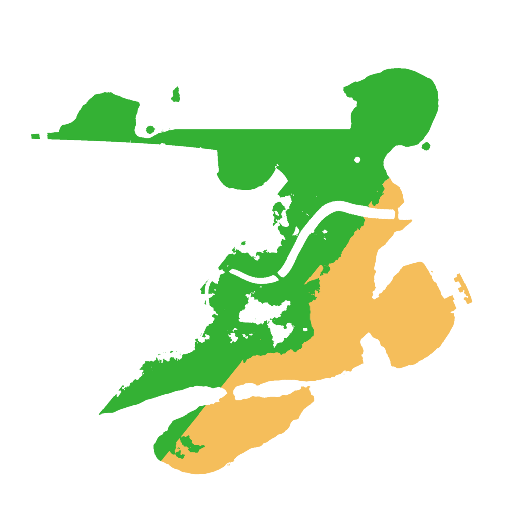 Biome Rust Map: Procedural Map, Size: 2500, Seed: 1513339019