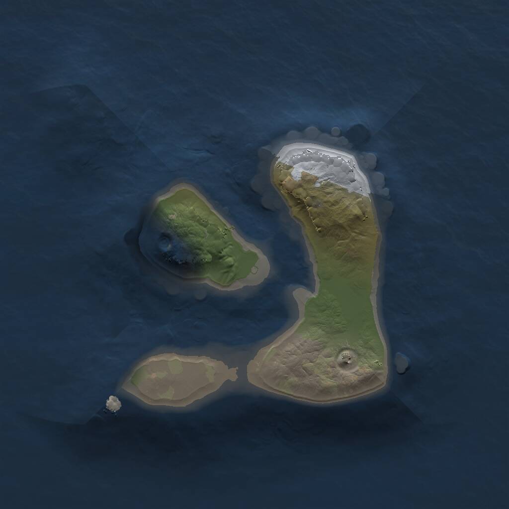 Rust Map: Procedural Map, Size: 1350, Seed: 2051660756, 1 Monuments