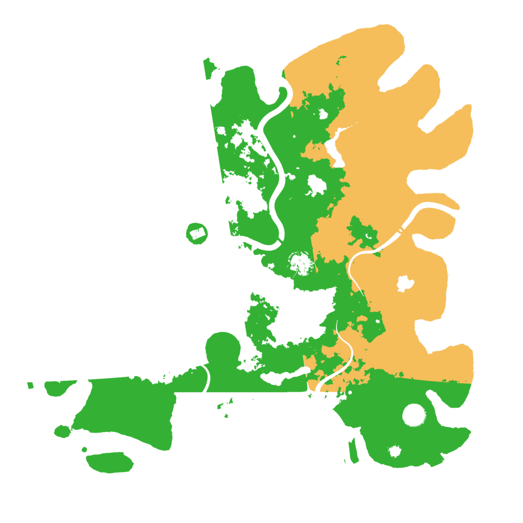 Biome Rust Map: Procedural Map, Size: 4000, Seed: 632899259