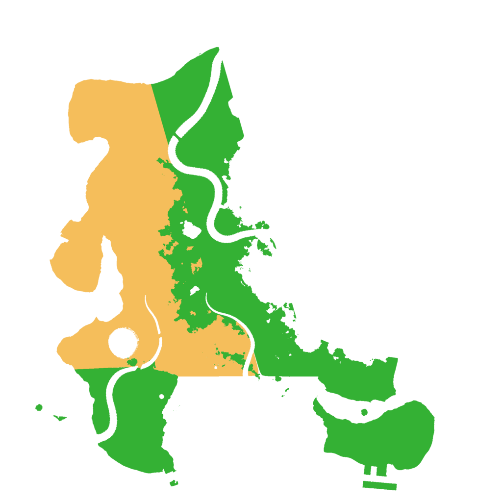 Biome Rust Map: Procedural Map, Size: 3000, Seed: 694209