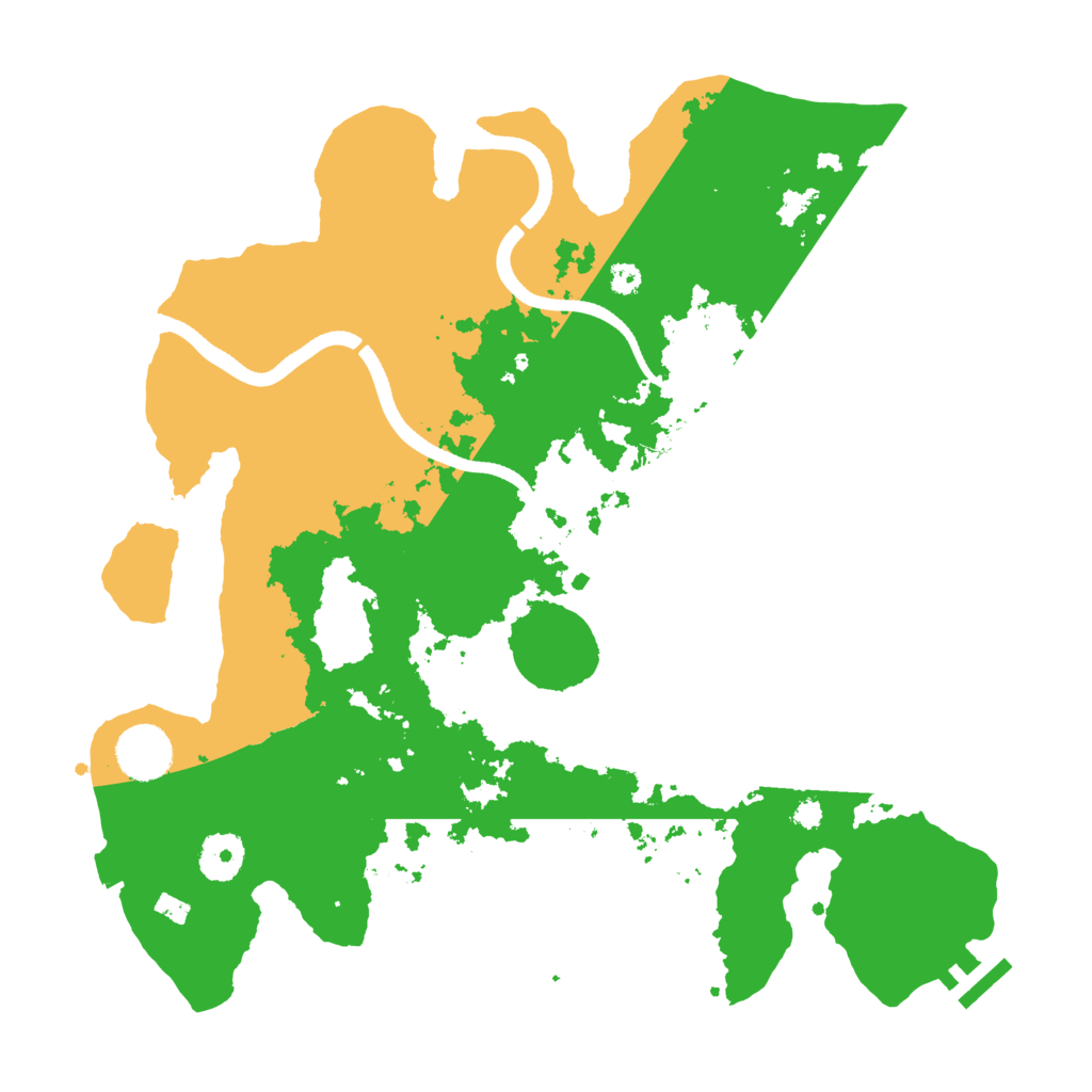 Biome Rust Map: Procedural Map, Size: 3500, Seed: 878102923