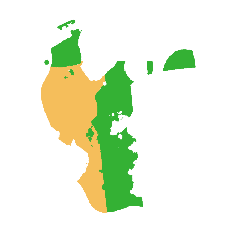 Biome Rust Map: Procedural Map, Size: 2000, Seed: 4531652